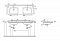 Раковина Kerasan Waldorf, 150x20,5, 4143K1bi/cr*1, белая - изображение 3
