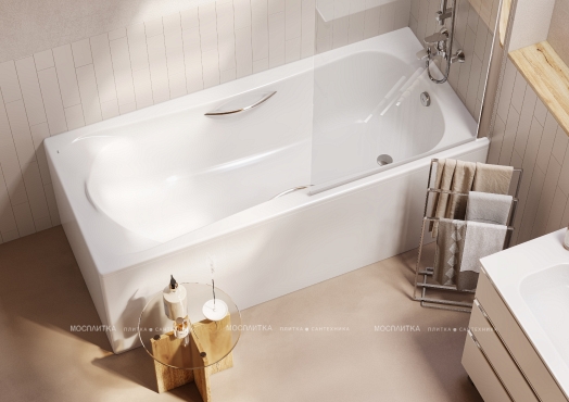 Акриловая ванна 180x90 см Roca BeCool ZRU9307685 с отверстиями для ручек - 7 изображение