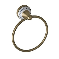 Полотенцедержатель кольцо Bemeta Kera 144704067 16.8 см, бронза