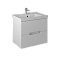 Тумба с раковиной Briz Пола 70 см, белый глянец 