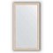 Зеркало в багетной раме Evoform Definite BY 1101 74 x 134 см, беленый дуб 