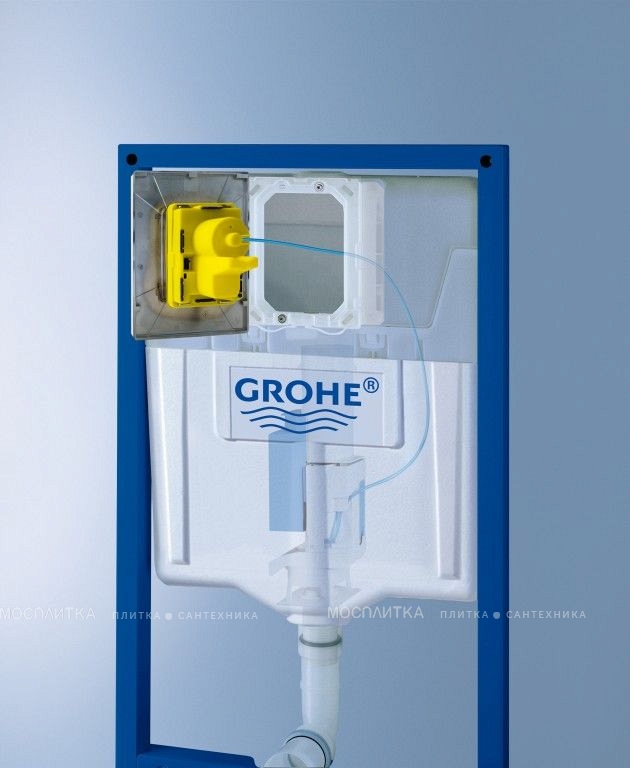 Инсталляция для подвесного унитаза Grohe Rapid SL 38772001 3 в 1 с кнопкой смыва - изображение 23