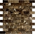 Мозаика Caramelle  Emperador Dark POL 23x48x7