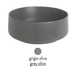Раковина ArtCeram Cognac Countertop COL003 15; 00 накладная - grigio olive (серая оливка) 55х35х15 см