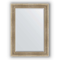 Зеркало в багетной раме Evoform Exclusive BY 1298 77 x 107 см, серебряный акведук