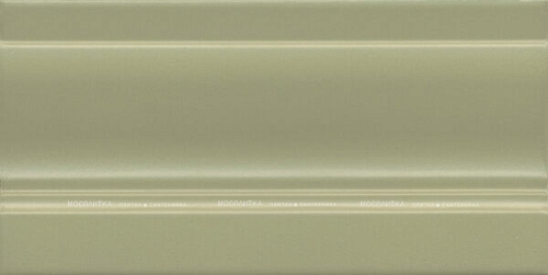 Керамическая плитка Kerama Marazzi Плинтус Турати зеленый светлый 10х20