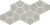Мозаика Континуум Сильвер Призм 20,5х41,3