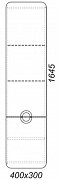 Шкаф-пенал Aqwella Аликанте 40 L седой дуб - 2 изображение