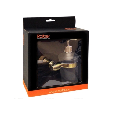 Дозатор для жидкого мыла Raiber RB52012, бронза - 2 изображение