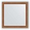 Зеркало в багетной раме Evoform Definite BY 3235 75 x 75 см, бронзовые бусы на дереве 