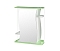 Зеркало-шкаф навесной без подсветки Mixline Венеция-60 зеленый 525921