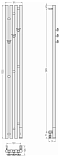 Полотенцесушитель электрический Сунержа Кантата 3.0 150х19,1 см 15-5847-1516 тёмный титан муар - 4 изображение