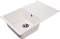 Кухонная мойка GranFest Quarz 73,6, прямоугольная, цвет белый - 2 изображение