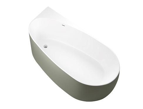 Акриловая ванна Allen Brau Priority 170x80 2.31002.21/CGM белый матовый/цементно-серый