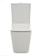 Унитаз-компакт безободковый AQUAme AQM1003 с крышкой-сиденьем микролифт, белый глянец - 3 изображение