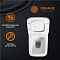 Унитаз подвесной Orange C06-100w безободковый, сиденье микролифт - изображение 8
