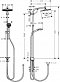 Душевая стойка Hansgrohe Crometta S 240 1jet Showerpipe Rеno 27270000 с верхним душем - 2 изображение