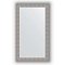 Зеркало в багетной раме Evoform Definite BY 3311 80 x 140 см, чеканка серебряная 
