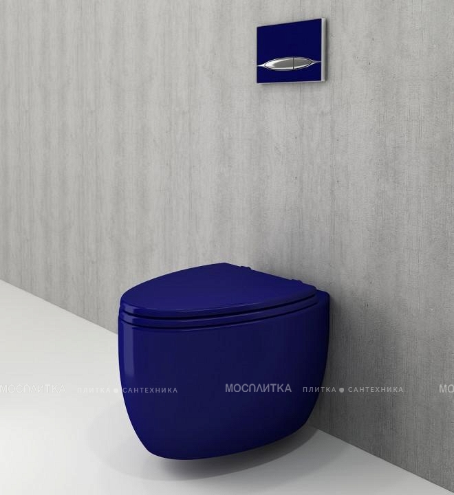 Крышка-сиденье для унитаза Bocchi Etna A0325-010 синее - изображение 2