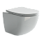 Комплект подвесной безободковый унитаз Ceramica Nova Forma Rimless CN3009 с микролифтом + система инсталляции Envision CN1001M с кнопкой смыва Round хром матовый и шумоизоляционной панелью - 2 изображение