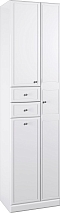 Шкаф-пенал Aqwella Барселона П5/2/K б/к белый - 2 изображение