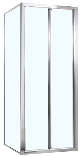 Душевой уголок Azario Toronto 80х80 см AZ-NAA1432B профиль серебро, стекло прозрачное