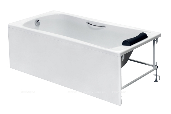 Акриловая ванна 180x90 см Roca BeCool ZRU9307685 с отверстиями для ручек - 6 изображение