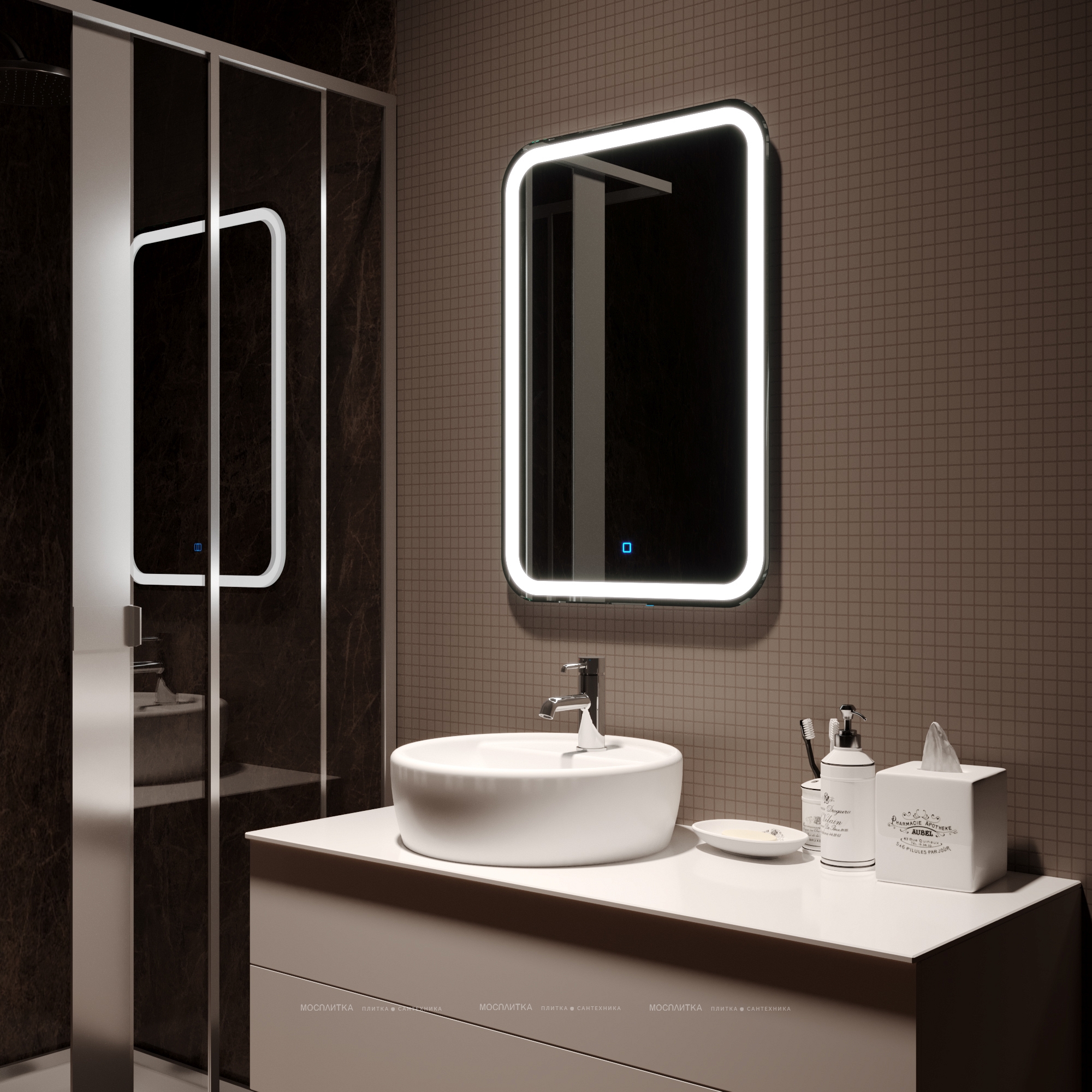 Зеркало Azario Мальта New 55 см LED-00002380 с подсветкой - изображение 4
