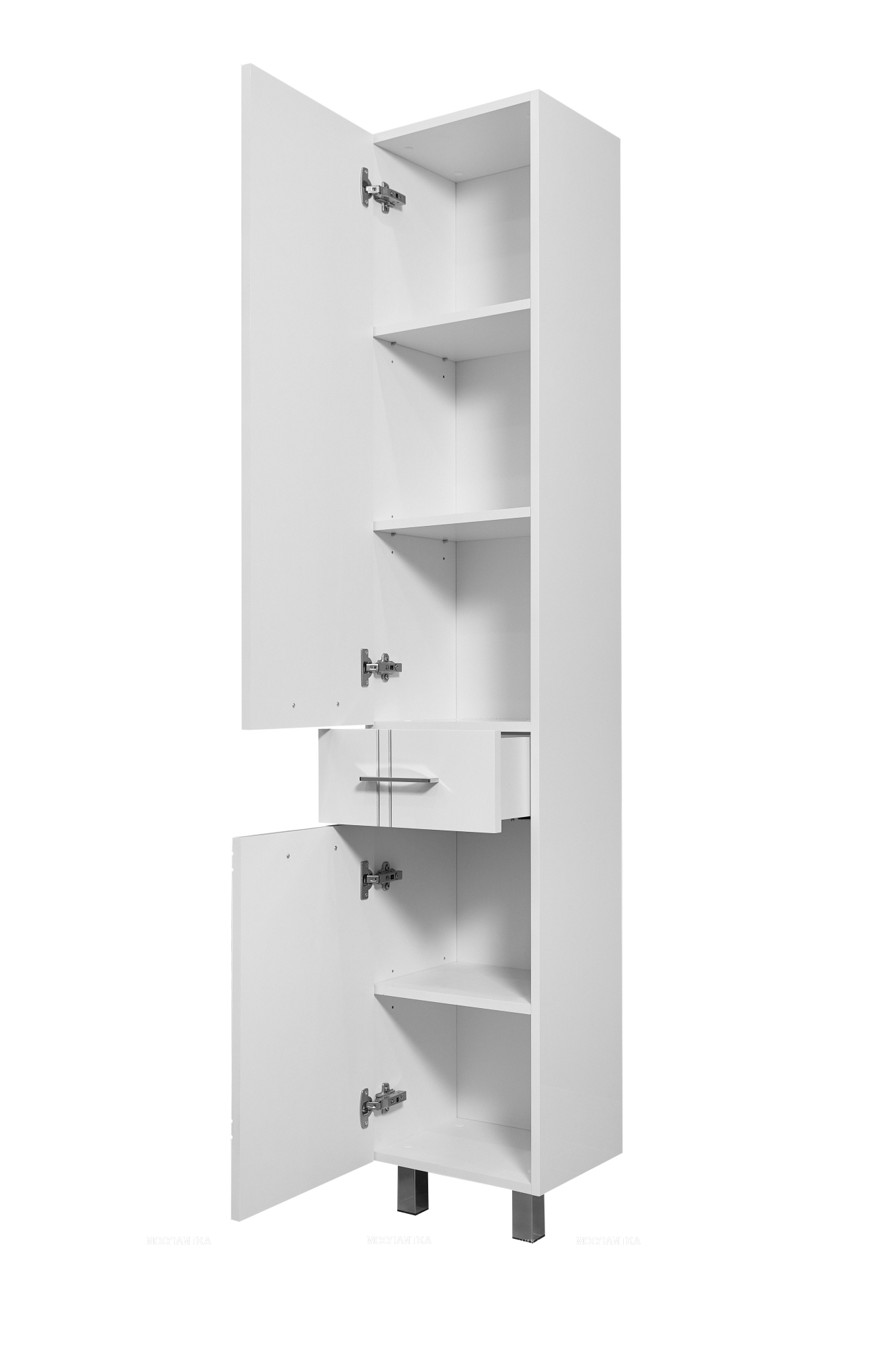 Шкаф-пенал Stella Polar Опера, патина серебро, SP-00000013 - изображение 3