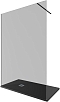 Душевая перегородка Allen Brau Infinity 140х200 см 3.21026.BA.T серебро браш тонированная - 2 изображение