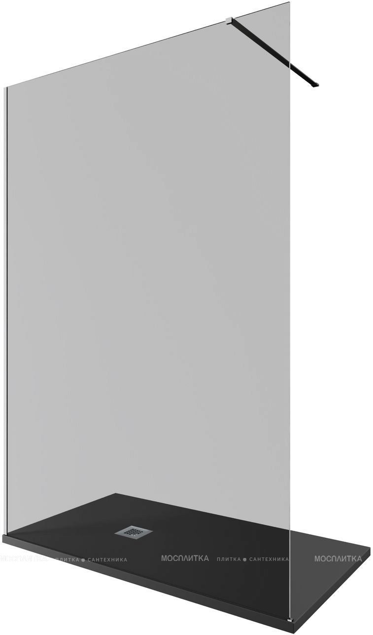 Душевая перегородка Allen Brau Infinity 140х200 см 3.21026.BA.T серебро браш тонированная - изображение 2
