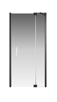 Душевая дверь Creto Tenta 100х200 см 123-WTW-100-C-B-8 профиль черный, стекло прозрачное