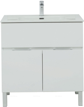 Комплект мебели для ванны Aquanet Палермо 80 см 253587, белый - 5 изображение
