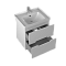 Тумба с раковиной Briz Пола 60 см, белый глянец - 3 изображение