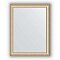 Зеркало в багетной раме Evoform Definite BY 1012 65 x 85 см, золотые бусы на серебре 