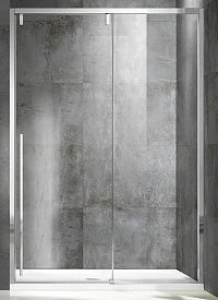 Душевая дверь Vincea Lugano 150x195 см, VDS-1L150CL-1, профиль хром, стекло прозрачное