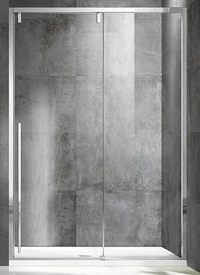 Душевая дверь Vincea Lugano VDS-1L150CL-1 150 см хром, стекло прозрачное, Easy Clean