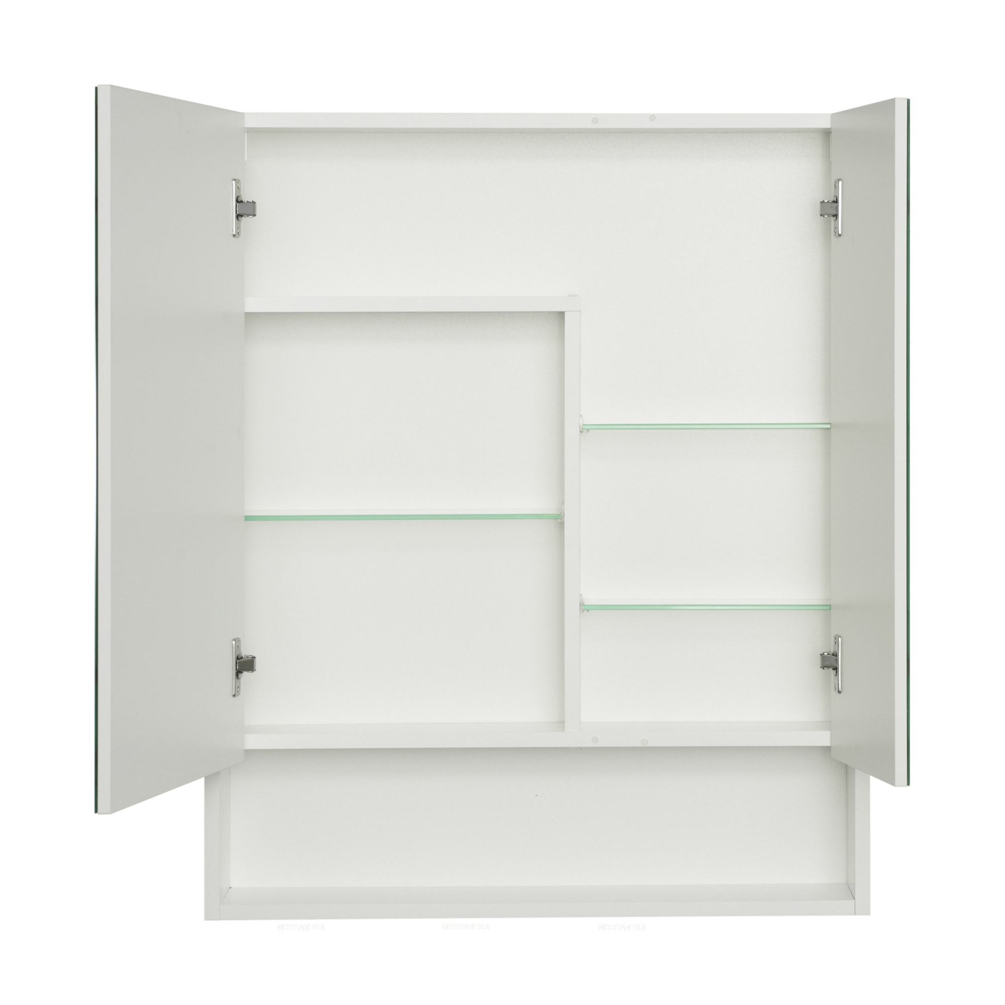 Зеркальный шкаф Aquaton Сканди 70 белый 1A252202SD010 - изображение 2