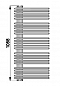 Полотенцесушитель водяной Zehnder Yucca Star YASC-120-050, 50x108,8 см, хром - 2 изображение