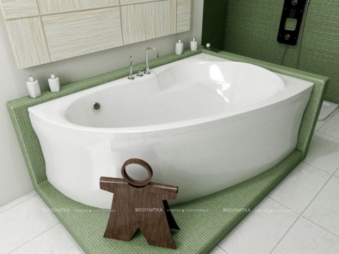 Акриловая ванна Relisan Zoya L 140x90 см - 4 изображение