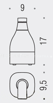 Дозатор для жидкого мыла настольный Colombo ALIZE B9331 - изображение 3