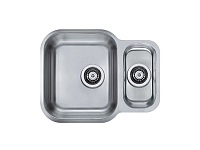 Кухонная мойка Alveus Duo 70 1039363 нержавеющая сталь в комплекте с сифоном