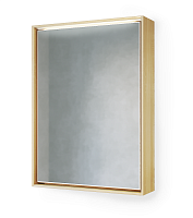 Зеркальный шкаф Raval Frame Fra.03.60/W-DS, 60 см, с подсветкой, дуб сонома