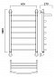 Полотенцесушитель водяной Aquanerzh лесенка дуга с полкой 100x60 - изображение 2