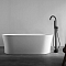 Смеситель Abber Wasser Kreis AF8116B для ванны с душем, черный матовый - изображение 2