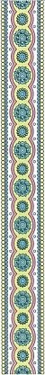 Керамическая плитка Kerama Marazzi Бордюр Ранголи орнамент 7,2х60