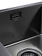 Мойка кухонная Paulmark Berman PM517851-GM вороненая сталь - изображение 4