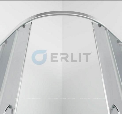 Душевой уголок Erlit Comfort ER0510-C4 100x100 см - 3 изображение