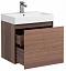 Комплект мебели для ванной Aquanet Нью-Йорк 60 орех - 5 изображение