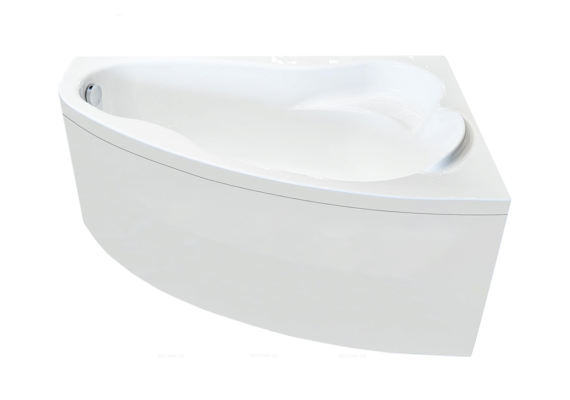 Акриловая ванна Creto Glaze 140х90 см правая 16-14090R - изображение 2